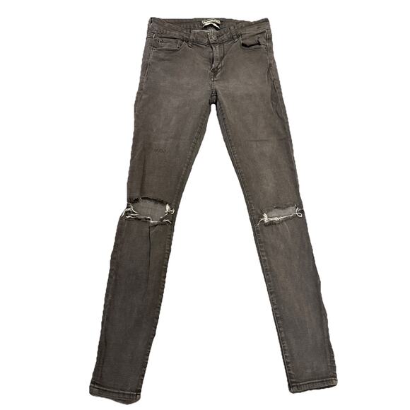 Abercrombie & Fitch Denim - Abercrombie & Fitch Women SZ 25 x30 Super Skinny Jeans Signature Collection blk